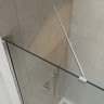 Душевая перегородка Cezares Liberta 140 LIBERTA-L-1-TB-140-C-Cr профиль Хром стекло прозрачное