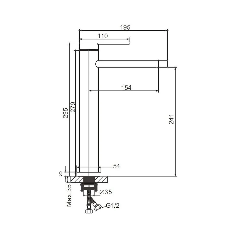 Смеситель для раковины Belz B813-5 B11813-5 цвет Брашированное золото