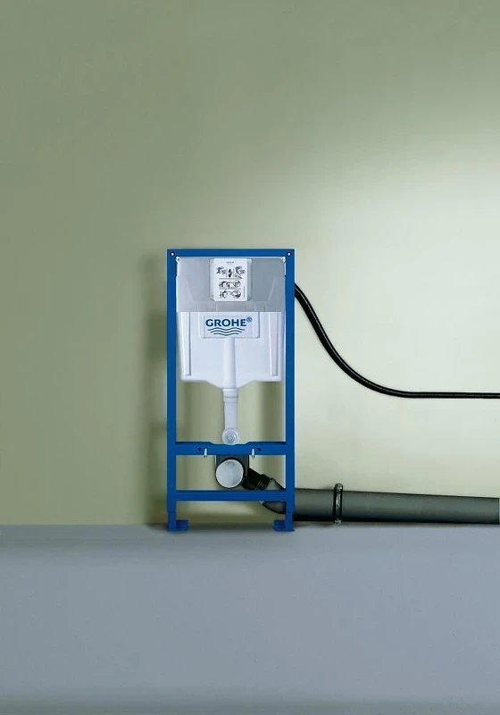 Унитаз с инсталляцией Ceramicanova Union CN4009T + Grohe Rapid SL 38775001 с сиденьем Микролифт и клавишей смыва Хром