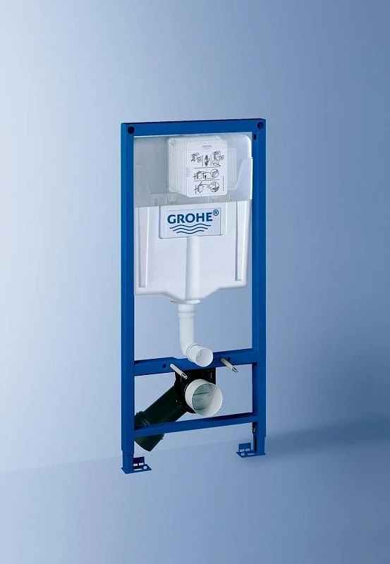 Унитаз с инсталляцией Ceramicanova Union CN4009T + Grohe Rapid SL 38775001 с сиденьем Микролифт и клавишей смыва Хром