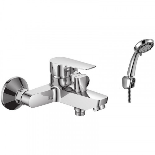 Смеситель для ванны Rossinka S35-31 Хром латунь на стену