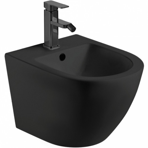 Биде WeltWasser Merzbach 005 MT-BL 10000003715 подвесное Черное матовое
