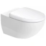 Комплект унитаза Duravit Architec 45720900A1 с инсталляцией Viega Prevista Dry 792855 с сиденьем Микролифт и клавишей смыва Хром