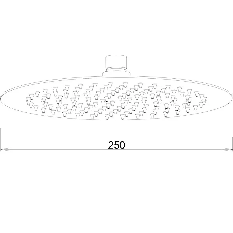 Верхний душ Melodia della vita Standard Middle MKP27003C Хром