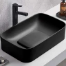 Раковина-чаша WeltWasser Elbach 78575-60 MT-BL 60 10000008703 Черная матовая фаянс накладная