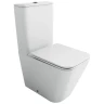 Унитаз компакт Ceramicanova Cubic CN1803T цвет Белый с бачком и сиденьем Микролифт