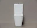 Унитаз компакт Ceramicanova Cubic CN1803T цвет Белый с бачком и сиденьем Микролифт