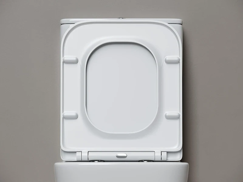 Унитаз компакт Ceramicanova Cubic CN1803T цвет Белый с бачком и сиденьем Микролифт