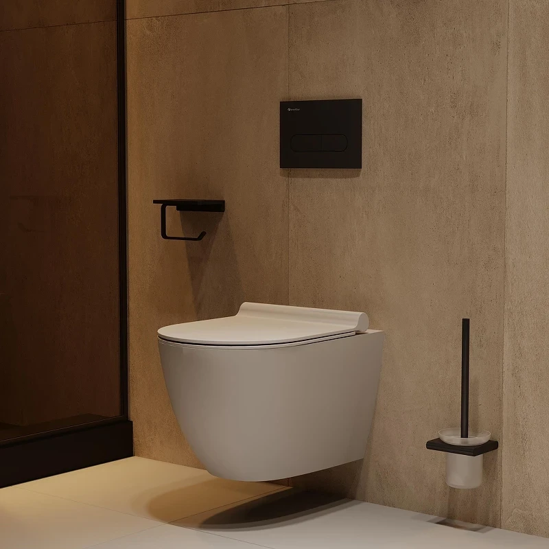 Унитаз Knotlor Essence WC49WG подвесной цвет Белый с сиденьем Микролифт
