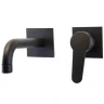 Смеситель для раковины Webert Sax Evolution SE830606560 Черный матовый встраиваемый