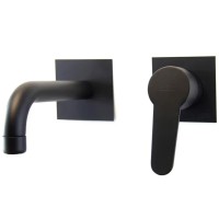 Смеситель для раковины Webert Sax Evolution SE830606560 Черный матовый встраиваемый