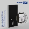 Инсталляция WasserKRAFT Naab 86BDT.050.BL для биде Черная нержавеющая сталь, алюминий