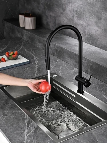 Смеситель для кухни AQUAme Cucina AQM9901MB цвет Черный матовый