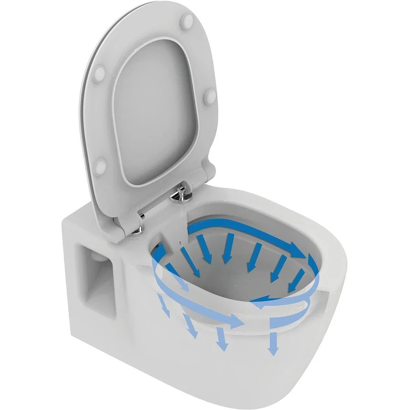 Унитаз Ideal Standard Connect E822301 подвесной с сиденьем Микролифт фарфор подвесной