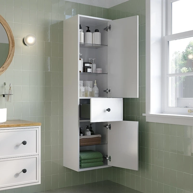 Шкаф пенал Iddis Torr 40 TOR40W0i97 подвесной Белый матовый МДФ / ЛДСП