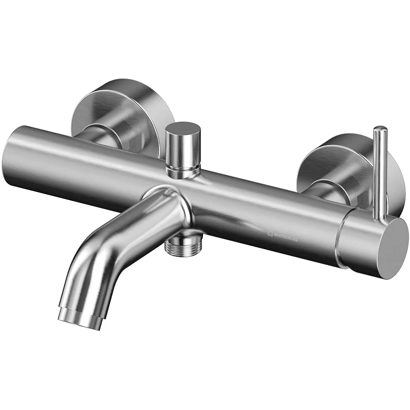 Смеситель для ванны Whitecross Y brushed nickel Y1230NIB Брашированный никель латунь на стену