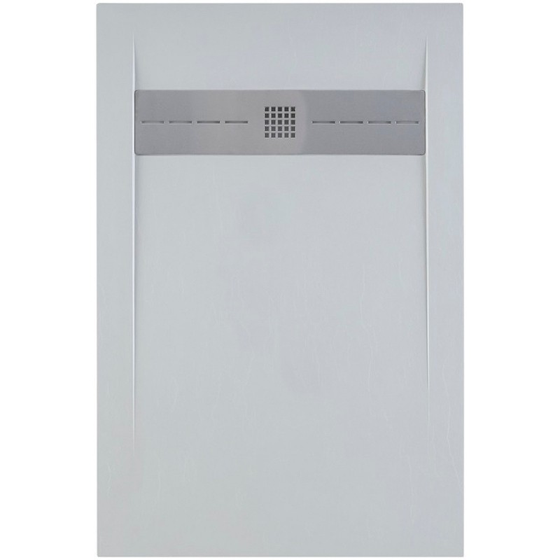 Душевой поддон из искусственного камня Allen Brau Infinity 160x90 8.21007-21 Белый камень