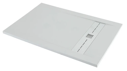 Душевой поддон из искусственного камня Allen Brau Infinity 160x90 8.21007-21 Белый камень