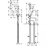 Смеситель для кухни Hansgrohe Metris Select M71 73817000 Хром