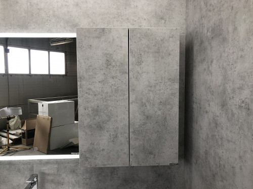 Подвесной шкаф Comforty Осло 60 00-00000837 Бетон светлый МДФ / ЛДСП