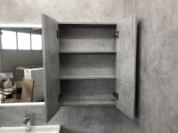 Подвесной шкаф Comforty Осло 60 00-00000837 Бетон светлый МДФ / ЛДСП