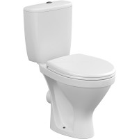 Унитаз компакт Cersanit Trento S-KO-TR011-3/6-PL-w с бачком и сиденьем Микролифт фарфор напольный