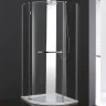 Душевой уголок Cezares BERGAMO-W-RH-1-120/100-ARCO-C-Cr-L-IV IV профиль Хром стекло прозрачное