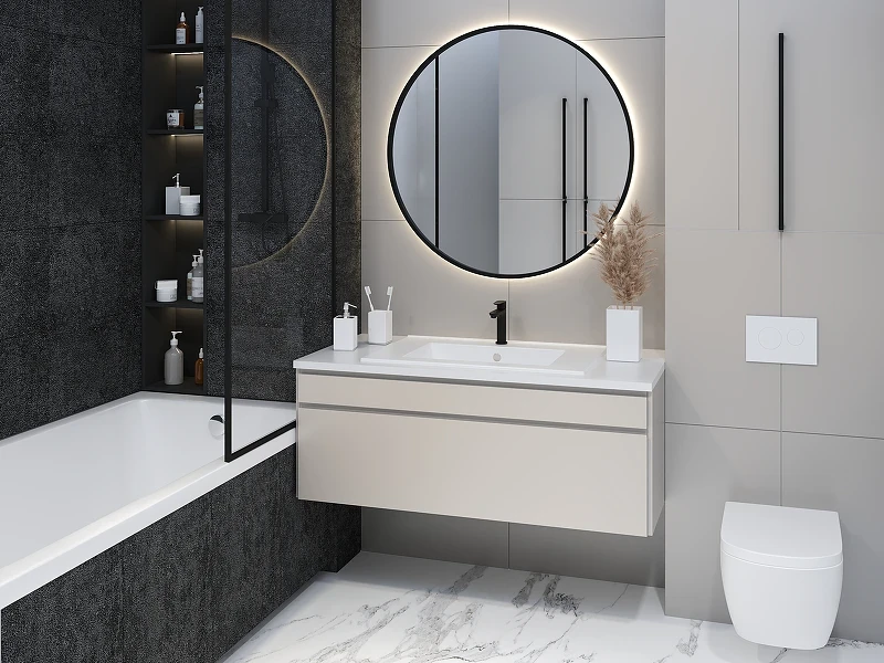 Раковина Paola Parma 75 Белая глянцевая