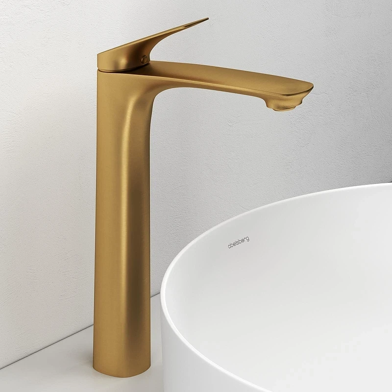 Смеситель для раковины Abelsberg Perfecta INF60102BG цвет Королевское золото