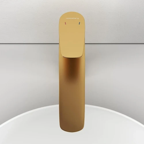 Смеситель для раковины Abelsberg Perfecta INF60102BG цвет Королевское золото