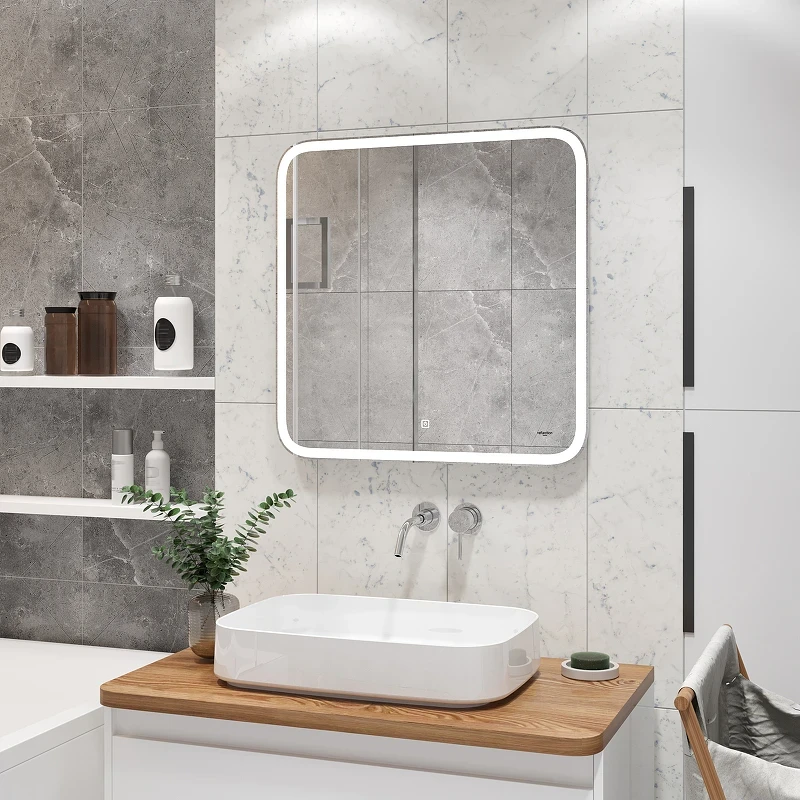 Зеркало Reflection Magic 700x700 RF5938CD с подсветкой с сенсорным выключателем и диммером стекло