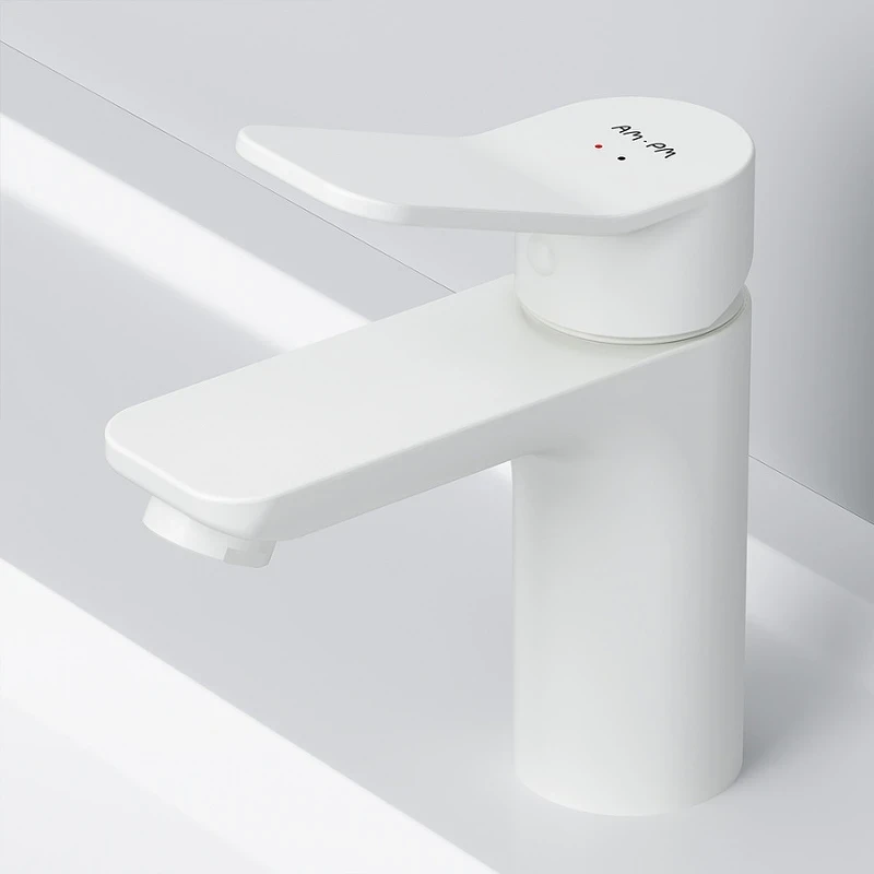 Смеситель для раковины AM.PM X-Joy F85A02133 Белый латунь