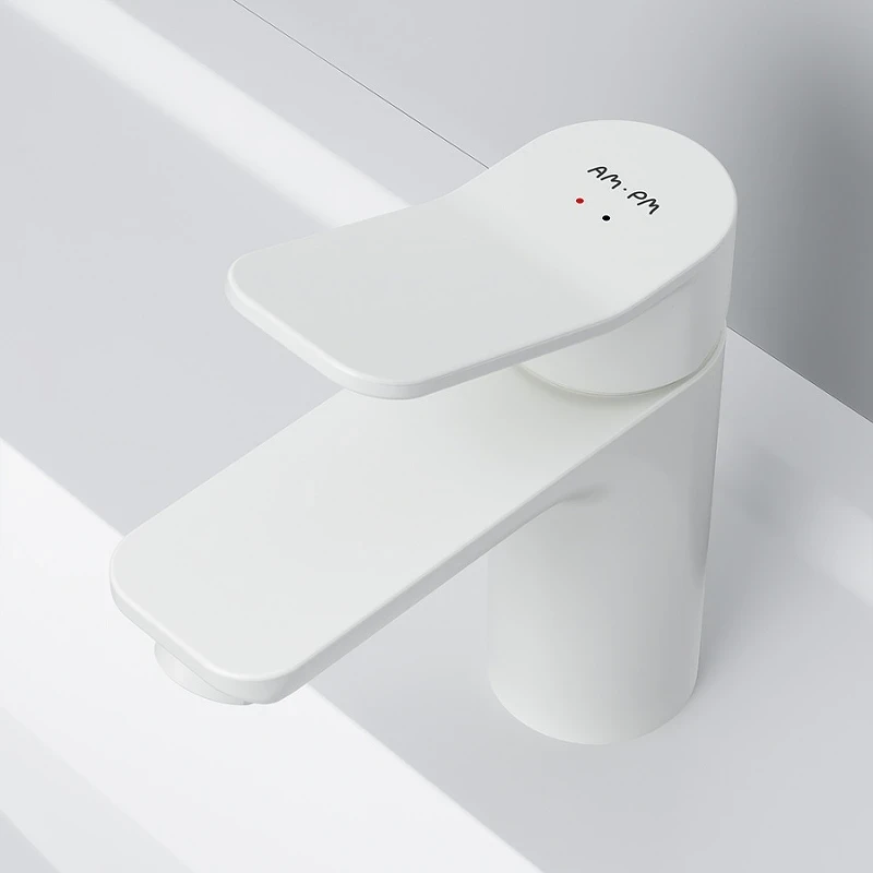 Смеситель для раковины AM.PM X-Joy F85A02133 Белый латунь