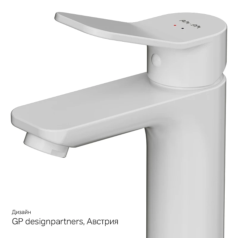 Смеситель для раковины AM.PM X-Joy F85A02133 Белый латунь