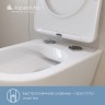 Унитаз Aqueduto Ovo OVO0110 подвесной Белый глянцевый с сиденьем Микролифт фаянс подвесной