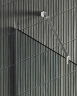 Душевая перегородка Maybah Glass MGD-701-5у 690x1950 в узком профиле Хром матовый стекло прозрачное