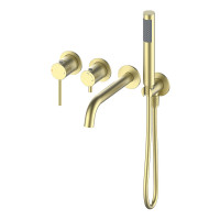 Смеситель для ванны Wonzon & Woghand Stick WW-889017-BG цвет Брашированное золото