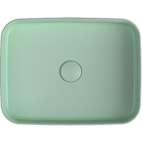 Раковина накладная Isvea Infinity 50 10NF65050-2T Мятно-зеленая матовая