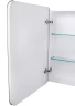 Зеркальный шкаф Style Line Каре 70 L СС-00002371 с подсветкой Белый МДФ / ЛДСП, стекло
