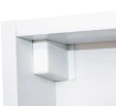 Зеркальный шкаф Style Line Каре 70 L СС-00002371 с подсветкой Белый МДФ / ЛДСП, стекло