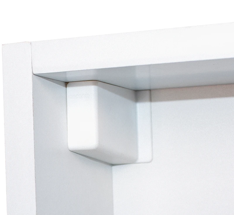 Зеркальный шкаф Style Line Каре 70 L СС-00002371 с подсветкой Белый МДФ / ЛДСП, стекло