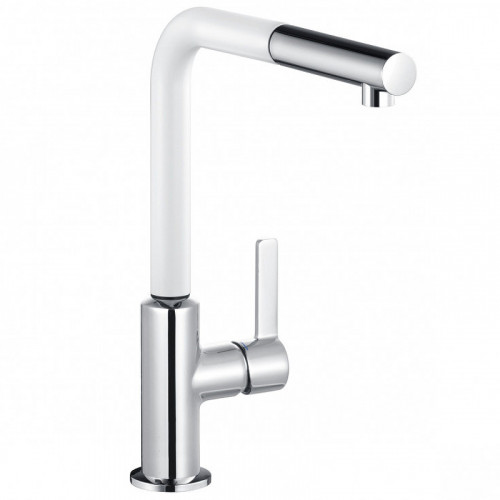 Смеситель для кухни Kludi L-Ine 408519375 Белый Хром латунь