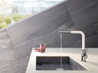 Смеситель для кухни Kludi L-Ine 408519375 Белый Хром латунь