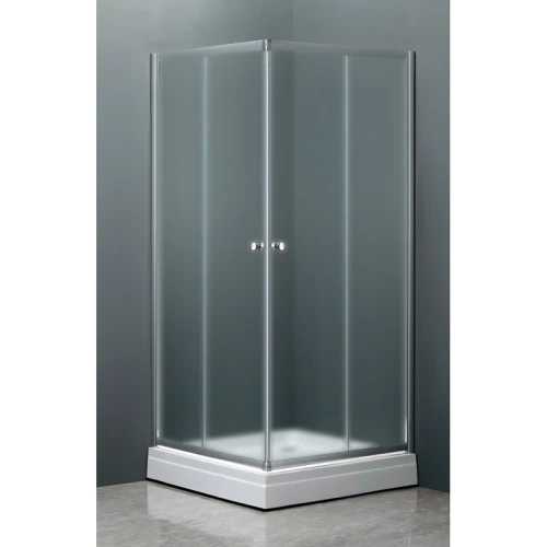 Душевой уголок RGW Dolphin TN-205-J 80x80 28912588-101 профиль Хром стекло рифленое