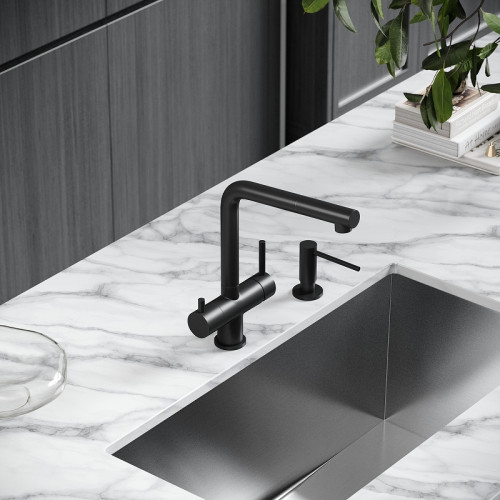 Смеситель для кухни Sancos Spin SC4015MB цвет Черный матовый