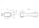 Смеситель для душа Wonzon & Woghand Triumph WW-564101-CR цвет Хром