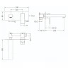 Смеситель для раковины Timo Selene 2071/00SM Хром встраиваемый