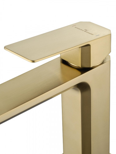 Смеситель для раковины Wonzon &amp; Woghand Diamond WW-88139011-BG цвет Брашированное золото