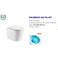 Унитаз WeltWasser Salzbach 043 GL-WT 10000010281 подвесной с сиденьем Микролифт фаянс подвесной