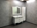 Зеркало Comforty Монако 120 00003132225 Белое МДФ / ЛДСП, стекло